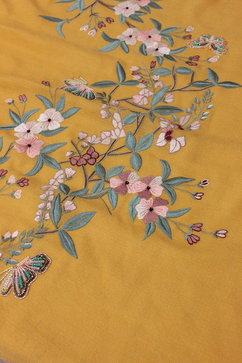 Garden Diary Fine Merino Wool Stole